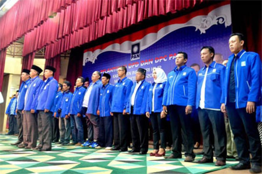 Pengurus DPD dan DPC PAN Inhil Masa Bhakti 2015-2020 Resmi Dilantik