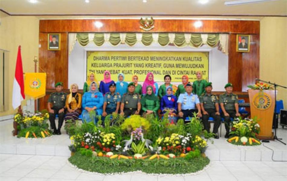 Persit KCK Koorcab Rem 031 Peringati HUT Dharma Pertiwi ke-53