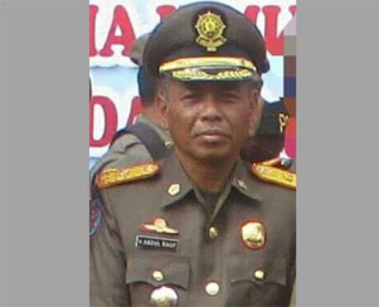Satpol PP Rohil Tertibkan Pedagang Berjualan di Badan Jalan