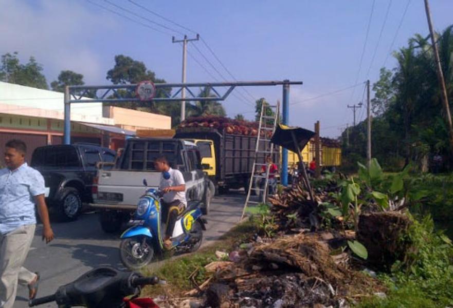 Akibat Pemortalan, Jalan Sei Tibun-Kebun Durian Macet Total