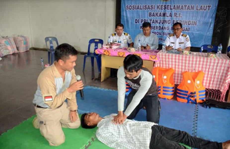 Antisipasi Keadaan Darurat di Laut, Bakamla RI Sosialisasi Keselamatan Laut di Medan