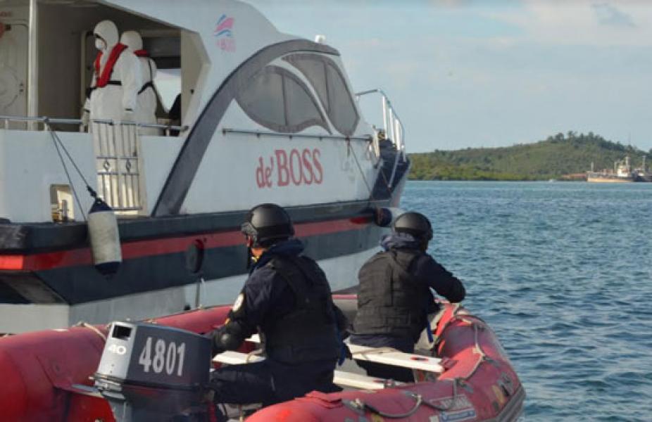 Bakamla RI-Bapeten Tindak Kapal Penyelundup Zat Radio Aktif