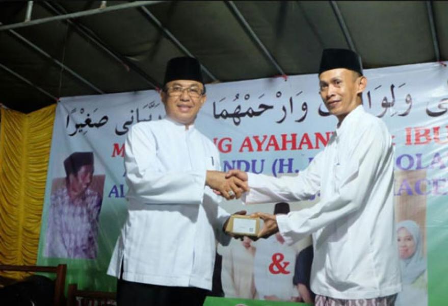 Bersama Gubri, Bupati Inhil Hadiri Haul Syekh Abdul Qadir Jailani
