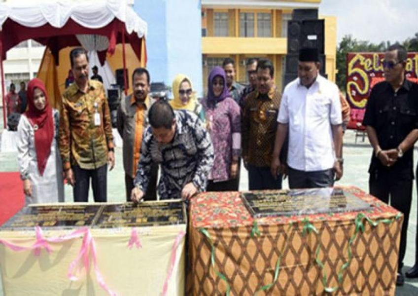Bupati Bengkalis Resmikan Taman Muajolelo