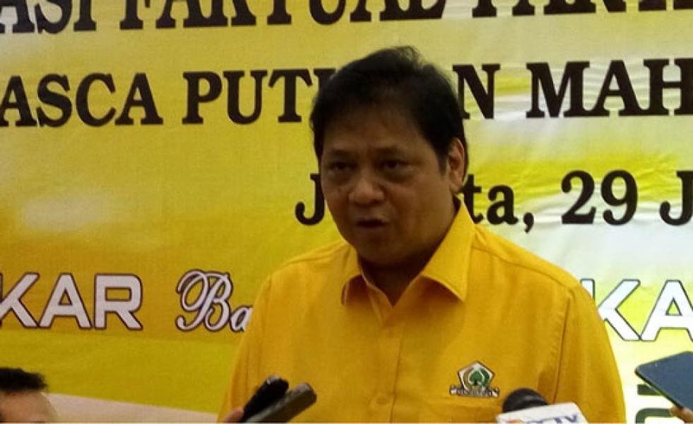 Golkar Perjuangkan Airlangga Cawapres Pendamping Jokowi