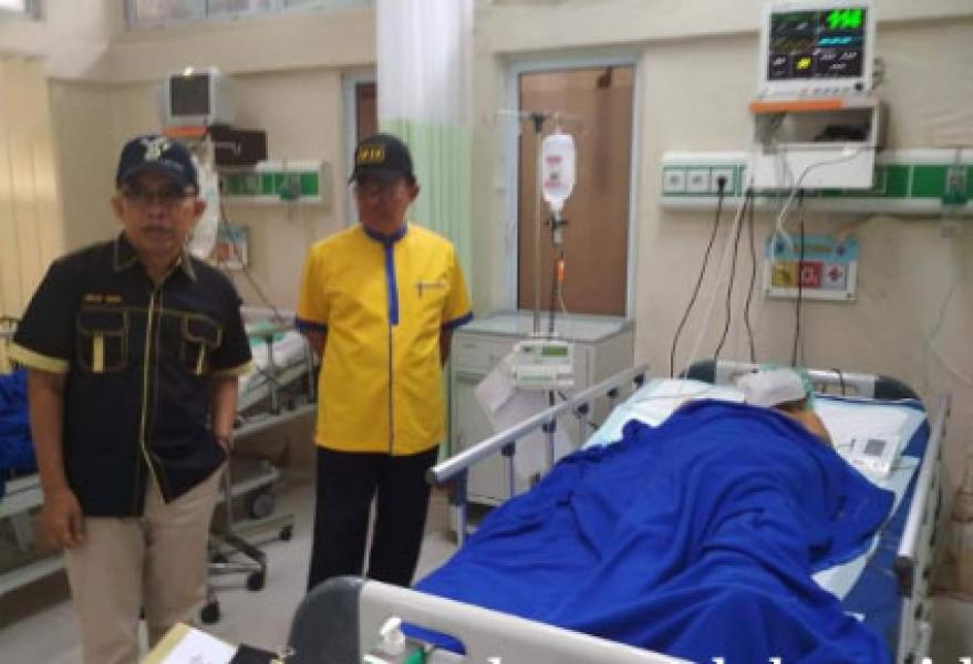 HM Wardan Tinjau Kondisi Korban Ledakan Tabung Gas