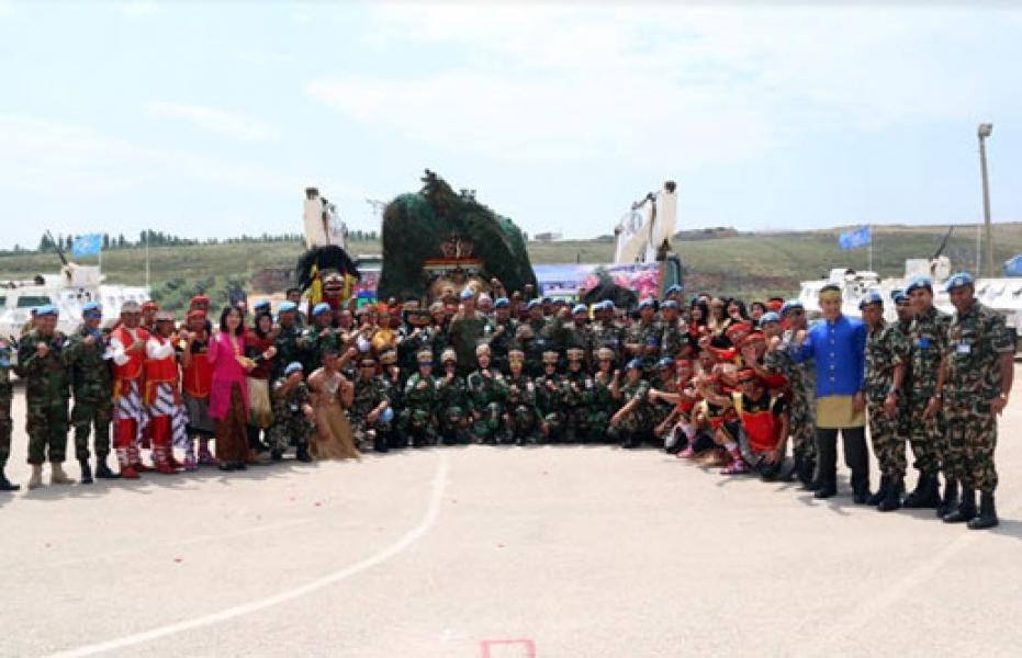 Indobatt XXIII-L/UNIFIL Gelar Culture Presentation di Lebanon