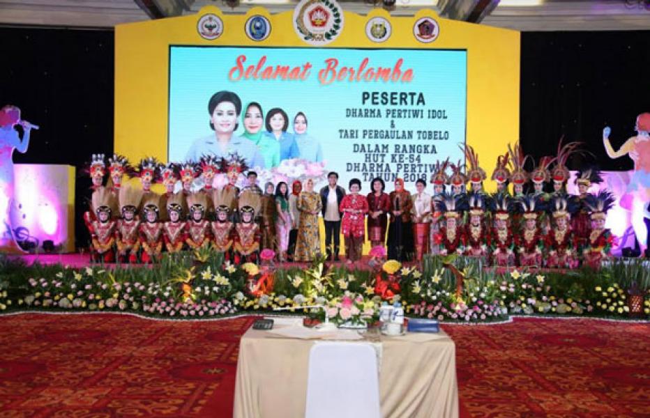 Ketum Dharma Pertiwi: Perlombaan Seni Tari dan Vocal Bangun Semangat Kebersamaan
