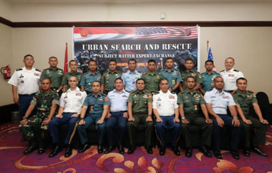 Latihan Urban Search and Rescue Dibuka Paban VII/Latma Sops TNI
