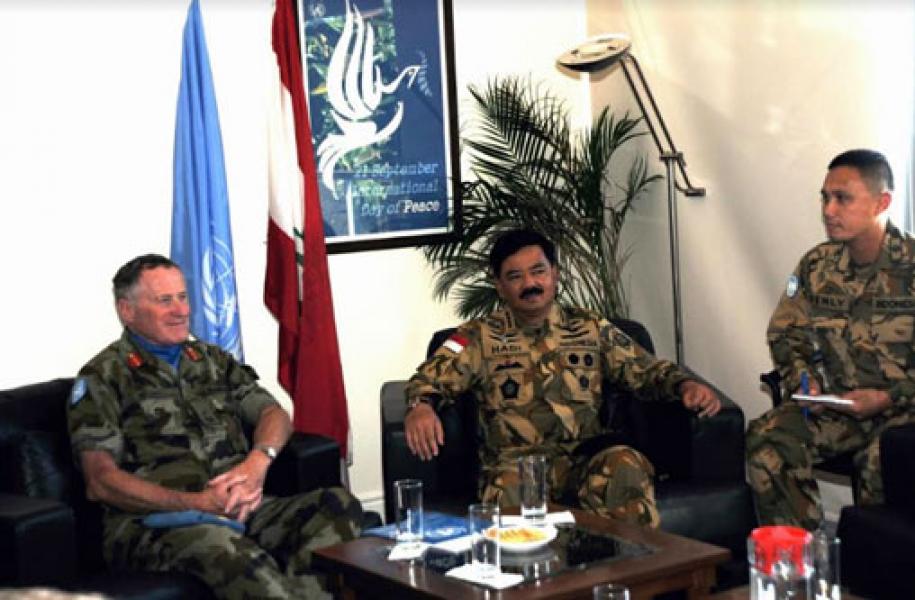 Panglima TNI Courtesy Call Dengan FCHM UNIFIL