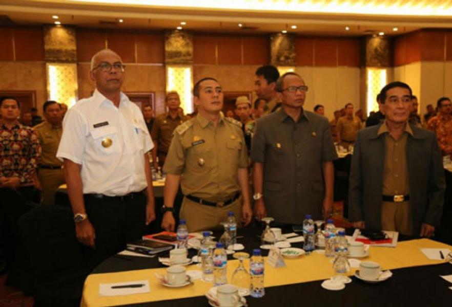 Pj Bupati Inhil Ikuti Rakornas Persiapan Penyelenggaraan Pilkada Serentak Tahun 2018