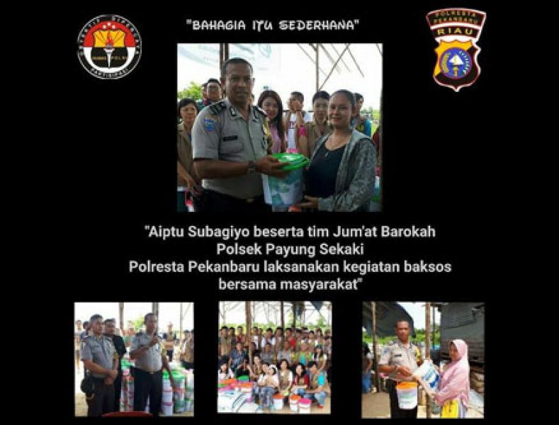 Polsek Payung Sekaki Laksanakan Baksos Bersama Masyarakat