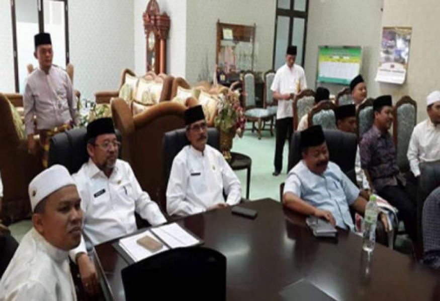 Rencana Bangun Islamic Center di Duri, Sekdakab Bengkalis Muhibah Ke IC Rokan Hulu