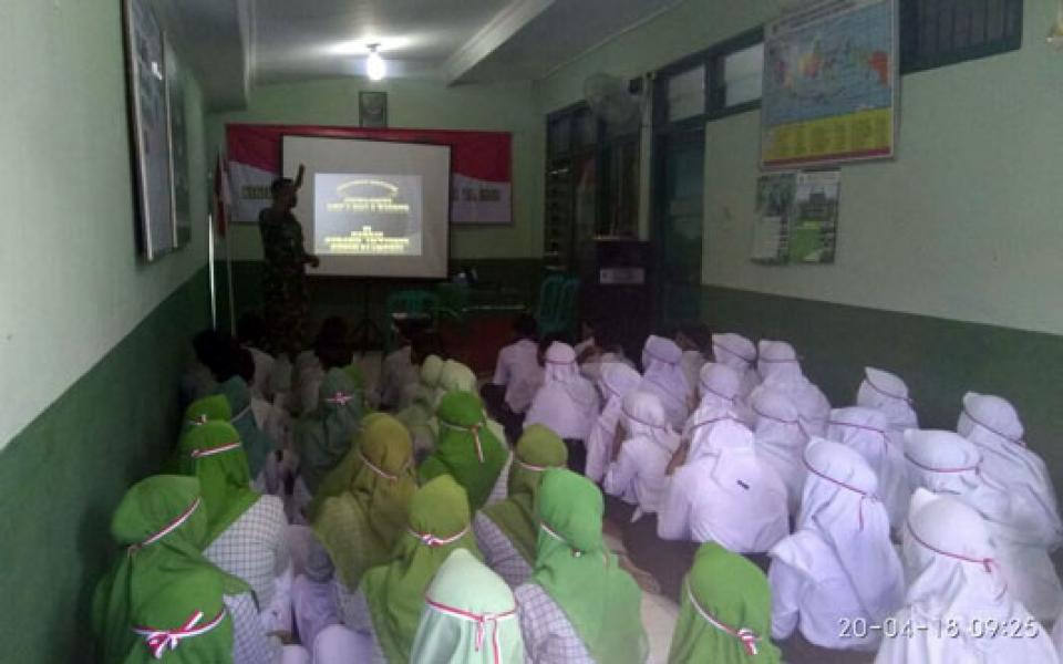 TMMD Reg 101 Kodim Pati Kenalkan Wisata Matematika