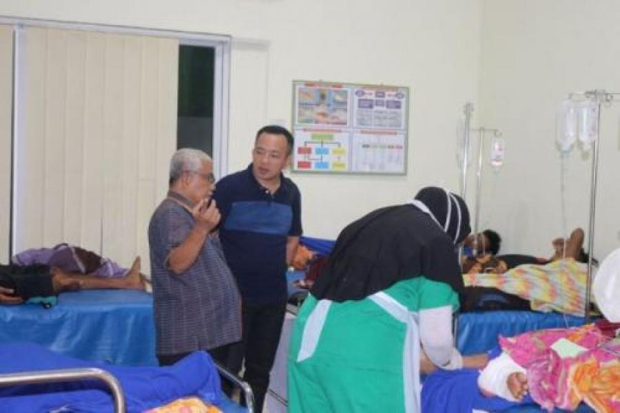Tabung Gas Meledak, 10 Buruh di Inhil Mengalami Luka Bakar dan Robek