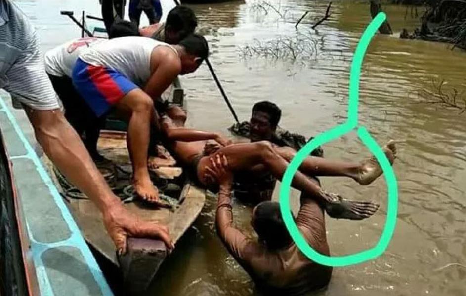 Tengah Menarik Batang Sagu, Karyawan PT NSP Diterkam Buaya