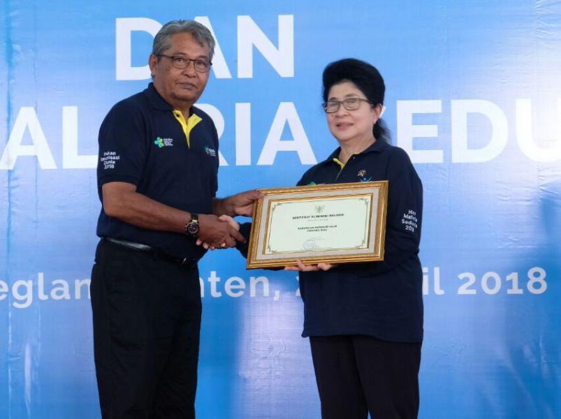 Terima Sertifikat Eliminasi Malaria dari Menteri Kesehatan, ini Kata Pemkab Inhil 