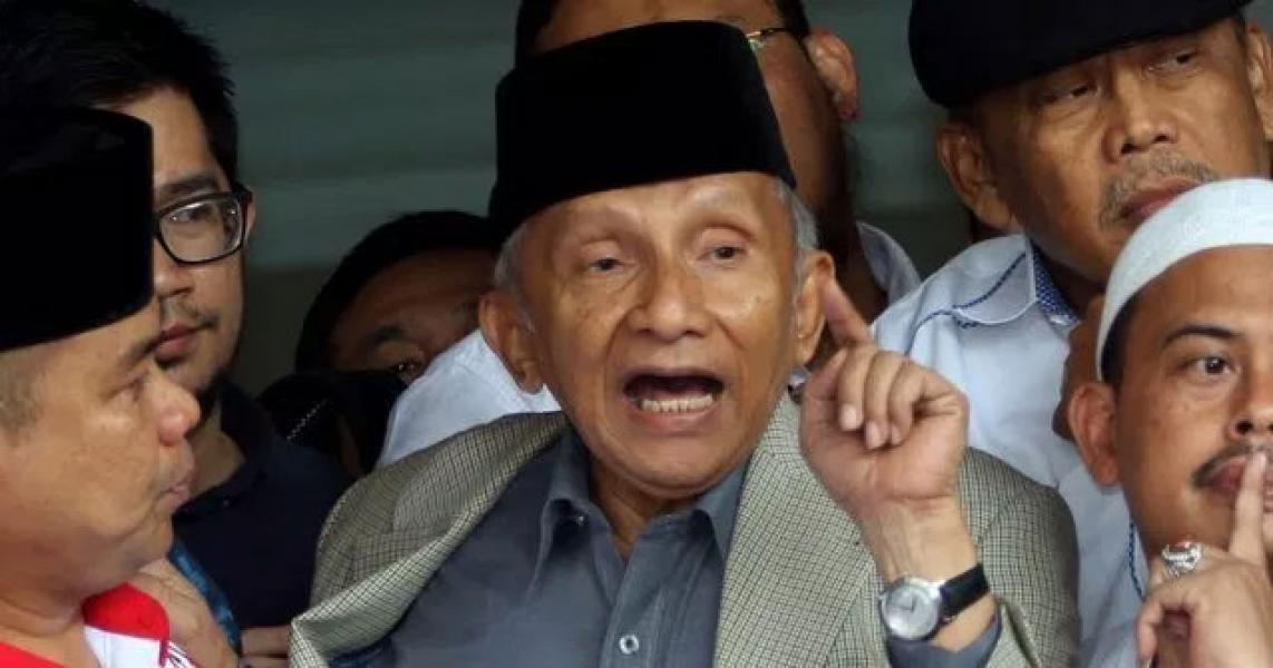 Amien Rais Siap Pimpin Rakyat untuk Perang Total Merebut Kekuasaan