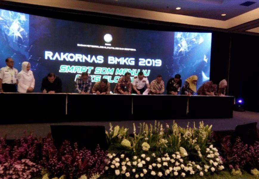Bakamla Tanda Tangan Nota Kesepahaman Kerjasama dengan BMKG