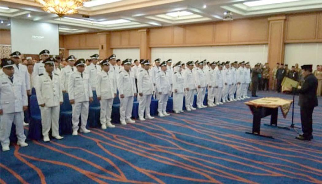 Bupati Sukiman Lantik 35 Kades Terpilih