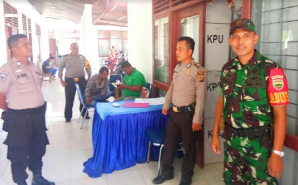 Ini Yang Dilakukan Koramil 02 Rambah Bersama Polsek Rambah di PPK Camat Rambah