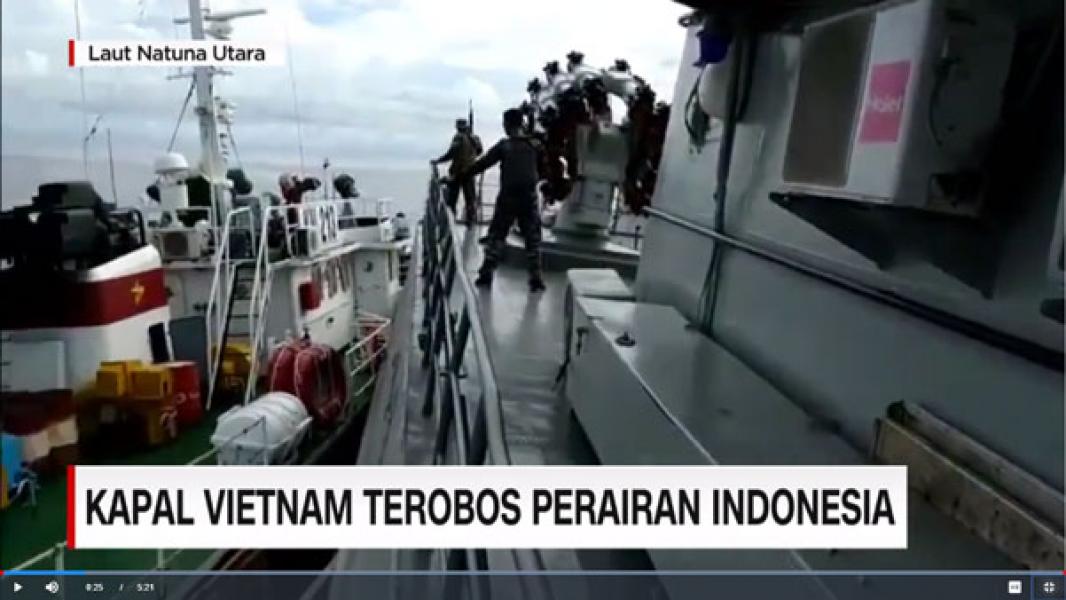 Kapal TNI AL Ditabrak di Natuna, Menhan Protes ke Vietnam