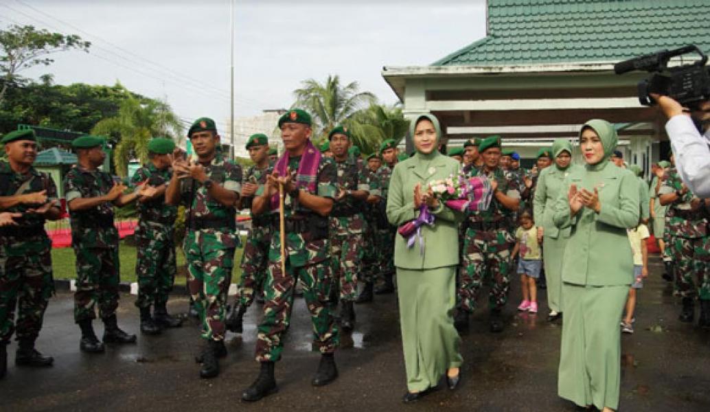 Kunjungan Kerja Danrem 031/WB ke Kodim 0314/Inhil