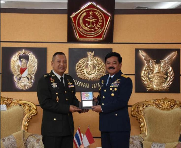 Panglima TNI Menerima Kunjungan Panglima Angkatan Bersenjata Kerajaan Thailand