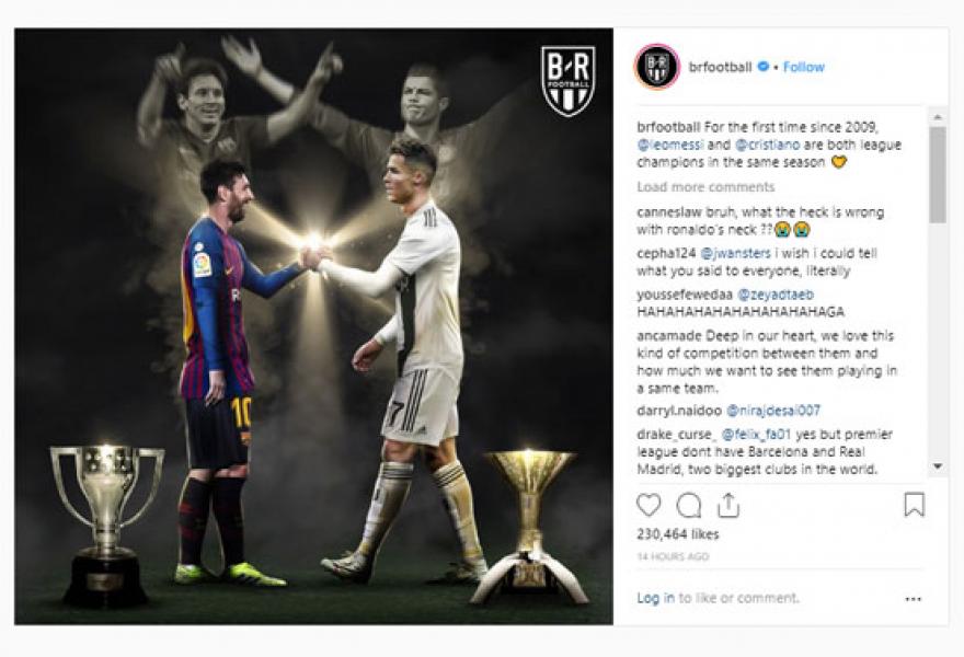 Pertama Sejak 2009, Messi dan Ronaldo Juara Liga Bersamaan