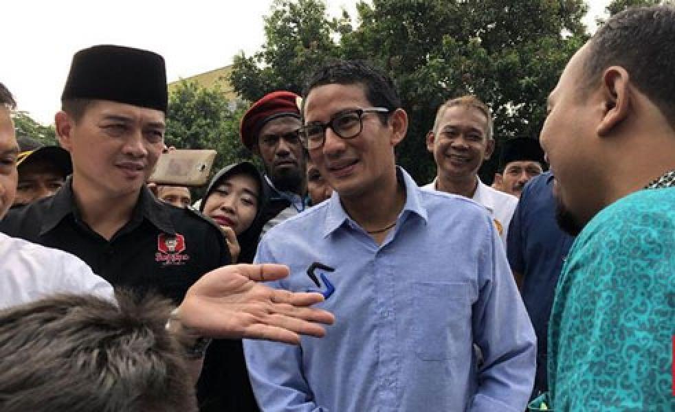 Sandi Fokus Kawal Suara, Silaturahmi dengan Ma�ruf �Anytime�