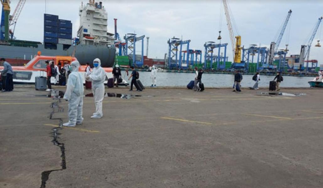 57 WNI ABK MV Artania dari Australia Tiba di Jakarta