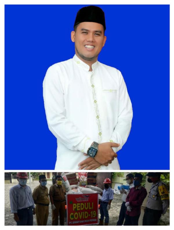 Dewan Dapil 5 Pelalawan Apresiasi 2 Perusahaan Bagi-Bagi Sembako ke Masyarakat 