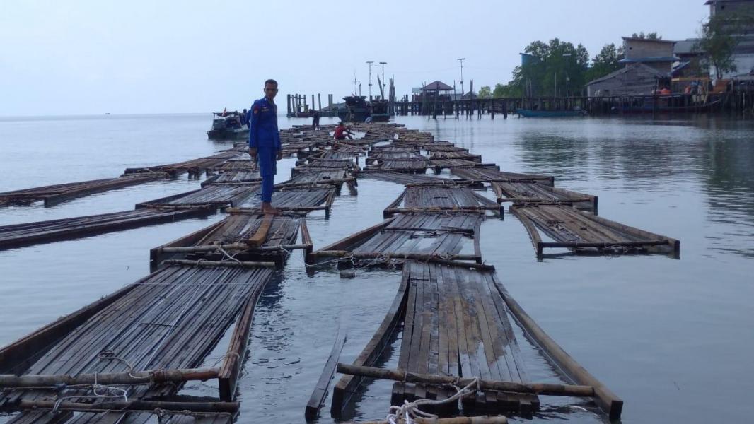 Ditpolair Polda Riau Tangkap 50 Ton Kayu Olahan Ilegal yang Ditarik Pompong di Maranti