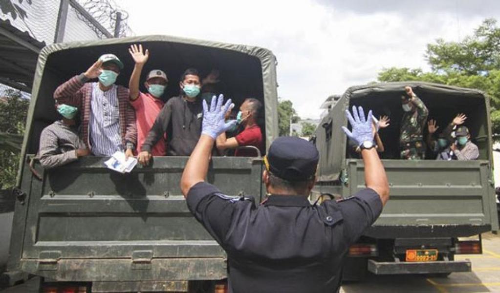 Kemenkumham Telah Bebaskan 36.554 Napi di Tengah Wabah Corona