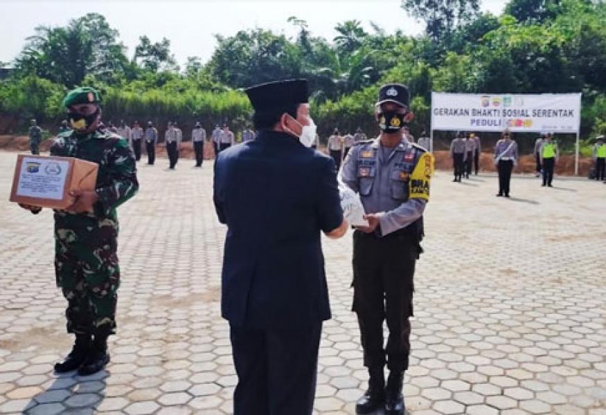 Kerja Keras Lawan Corona, Sukiman Apresiasi Polres Rohul dan TNI