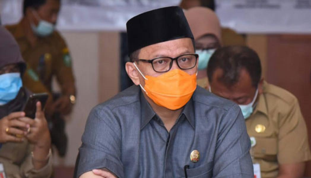 Ketua DPRD Bengkalis H Khairul Umam Lakukan Video Conference Terkait Dukungan PSBB