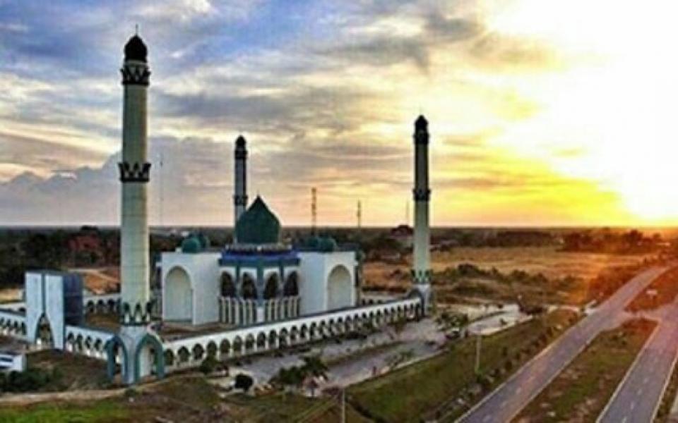 Masuk Ramadhan, Masjid Agung Ulul Azmi di Pelalawan Tetap Ditutup 