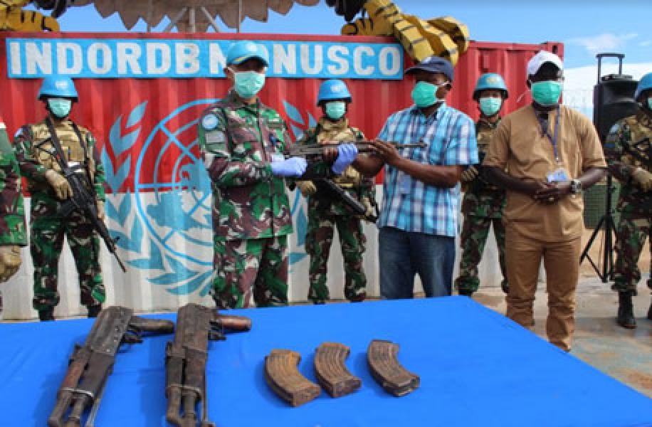 Pasukan Garuda Kembali Peroleh 3 Pucuk Senjata di Desa Lukengwe Kalemie Kongo