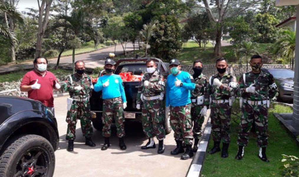 Peduli Dampak Covid-19, PMPP TNI Salurkan Bansos
