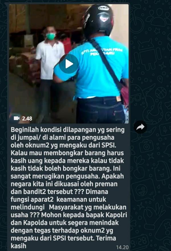 Polda Riau Tangkap Pelaku Pemeras Pengusaha Sembako yang Videonya Sempat Viral di Medsos Ditengah Gempuran Virus Covid 19