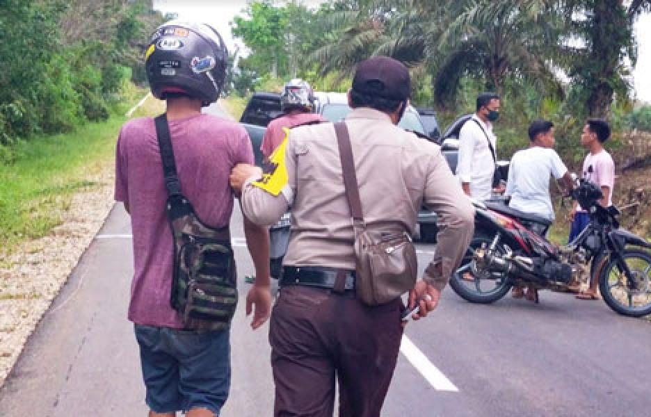 Polisi dan TNI Amankan Diduga Pelaku Balap Liar