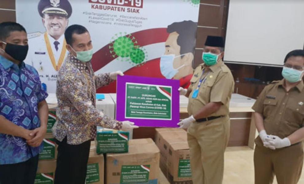 RSUD Siak Terima Bantuan APD Dari PT RAPP