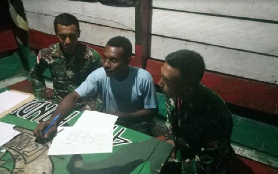 Wujudkan Mimpi Putra Papua Jadi TNI, Personel Yonif 411 Kostrad Tempa Roni Kabarjay
