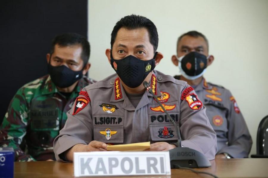 Bantu Cari Kapal Selam Nanggala 402, Polri Berikan Kekuatan Terbaik