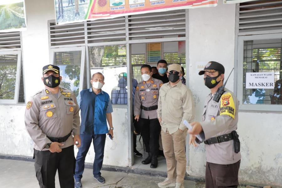Kapolda Riau Lakukan Pengecekan Pelaksanaan PPKM Mikro Dua Kelurahan di Kota Pekanbaru
