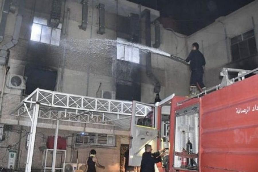 Rumah Sakit Covid-19 di Irak Terbakar, 82 Korban Meninggal Dunia