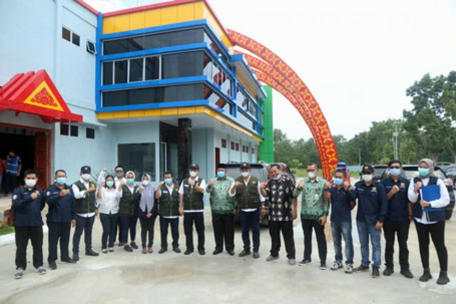 Tinjau Bangunan IPA Baja Indoor, Direktur Air Minum Apresiasi Pemkab Siak