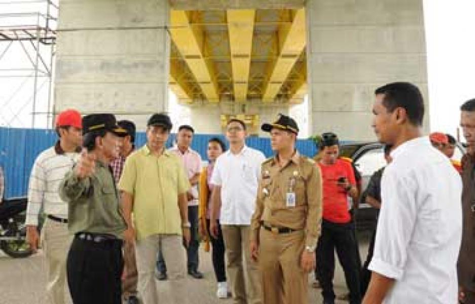 Gubri Lakukan Kunjungan ke Jembatan Siak III dan IV