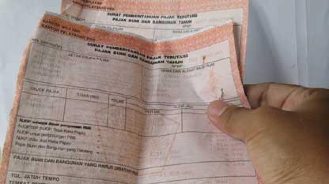 Kwitansi PBB Di Siak Banyak Salah Alamat