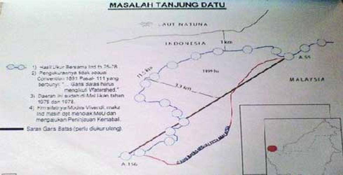 Malaysia Dilarang Lakukan Tindakan Provokasi di Tanjung Datuk